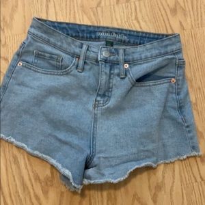 Denim shorts
